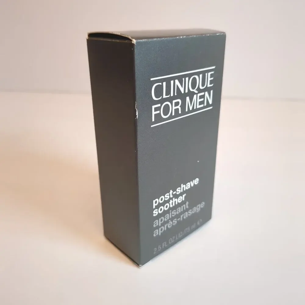 CLINIQUE FOR MEN POST SHAVE SOOTHER FULL SIZE 2.5 fl oz 75ml New In Box Sealed